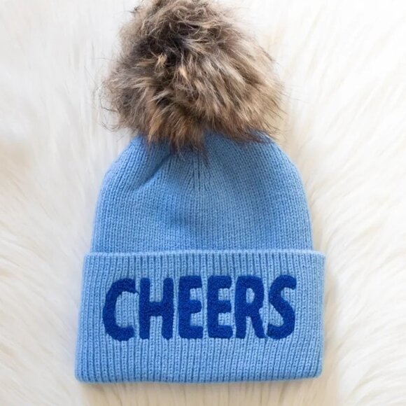 ($25) "Cheers" Hat - Blue - Picture 3 of 4